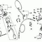 XR250L Рулевые переключатели и троса