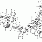 VFR750F Коленвал