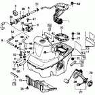 ST1100A Топливный бак