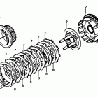 VTR250 Сцепление