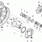 VFR750R Заднее колесо
