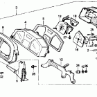 VTR250 Speedometer @ tachometer