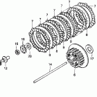 CR250R Сцепление