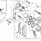CR250R Передний тормозной суппорт