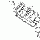 CB400F Крышка головки цилиндров
