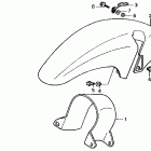 XL600V Переднее крыло