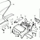 CBR600F Заднее крыло