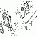 NX250 DOMINATOR Радиатор