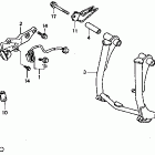CBR1000F Подножка