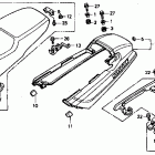 CBR1000F Сидение