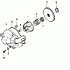 NX250 DOMINATOR Водяной насос