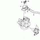 VTR250 Патрубки охлаждения