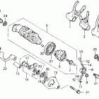 VFR750R Вилка переключения передач