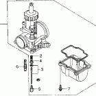 CR250R Детали карбюратора