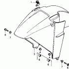 CBR600F Переднее крыло