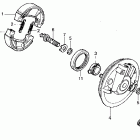 NX125 Передний тормоз