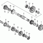 NX125 Transmission 89-90