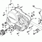 GB500 Крышка картера правая