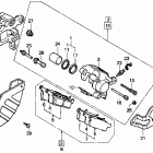 CR250R Задний суппорт тормозной