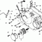 NX250 DOMINATOR Крышка картера правая