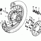 XR600R Rear wheel 85-90