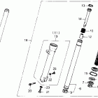 CB400F Передняя вилка