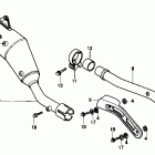 NX125 Глушитель