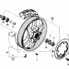 CBR600F Переднее колесо