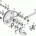 CR80R Rear brake panel 90-91