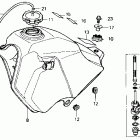 NX250 DOMINATOR Топливный бак