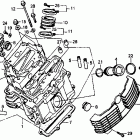 VT1100C Передняя головка цилиндров