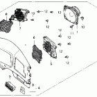 GL1500 Meter panel set 90