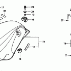 VTR250 Топливный бак