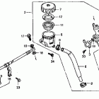 CBR1000F Задний тормозной цилидр