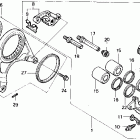 VFR750R Задний суппорт тормозной