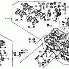 CBR1000F Головка цилиндра
