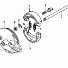 XL600V Задний тормоз