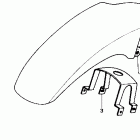 NX125 Переднее крыло