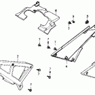 CB400F Боковая панель