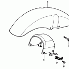 NX250 DOMINATOR Переднее крыло