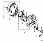 NS50F Передний тормоз