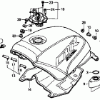 CBR1000F Топливный бак