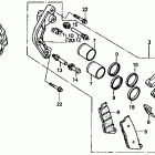 CBR1000F Передний тормозной суппорт