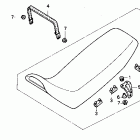 NX125 Сидение