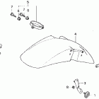VFR750R Переднее крыло