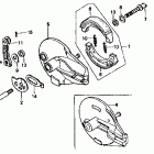 XR600R Rear brake panel 85-90