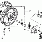 CBR1000F Заднее колесо