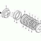 NX125 Сцепление