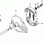 NX250 DOMINATOR Задний тормоз