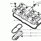 CBR1000F Крышка головки цилиндров